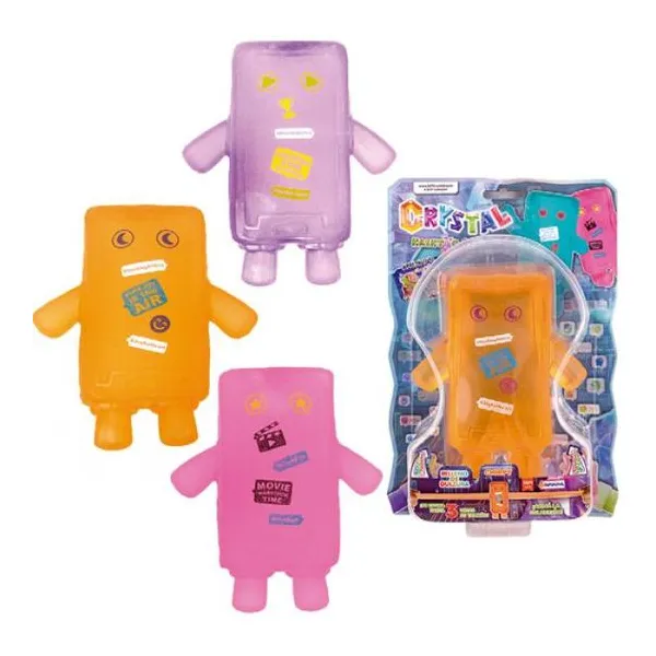 Crystal hashtag buddies 14 cm, monstruos super estirables.
