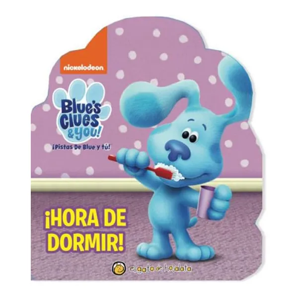 ¡hora de dormir! - blue's clues. de cartón troquelado y goma eva. 18x13 cm