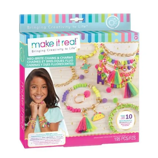 Make it real pulseras fluorescentes