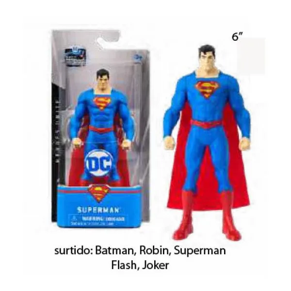 Dc super heroes y villanos- figuras de acción 15 cm