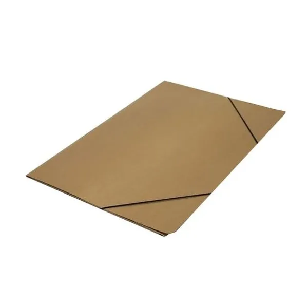 Carpeta doble oficio 3 solapas con elastico kraft gadri
