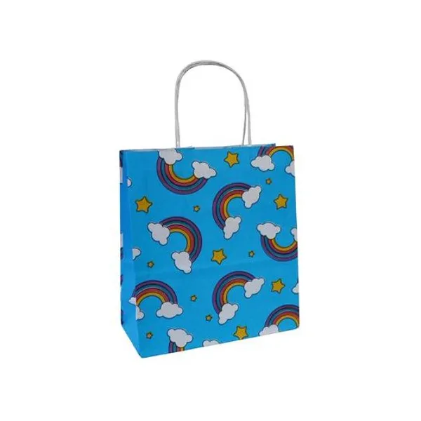 Bolsa zafiro arco iris 18x08x20 cm x unidad