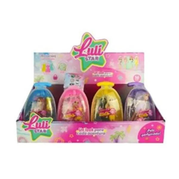 Mini muñeca lulistar con accesorios 16 pzas/display