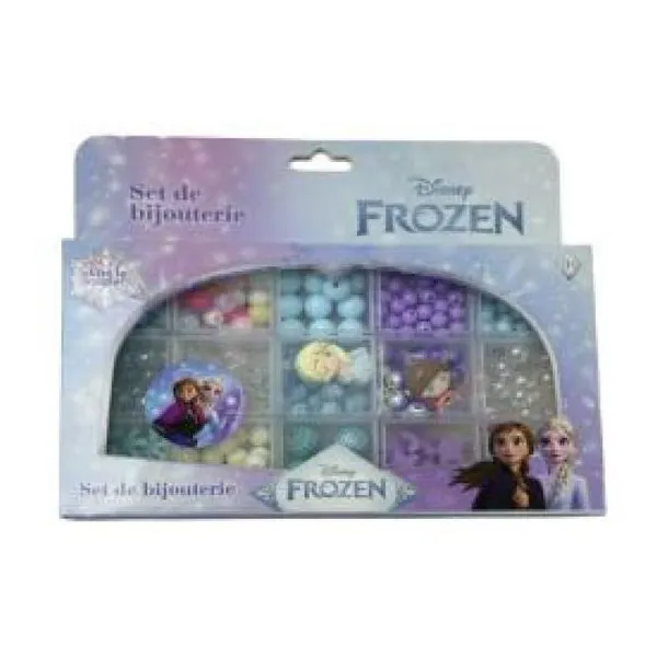 Set de bijouterie con caja plástica para guardar Frozen