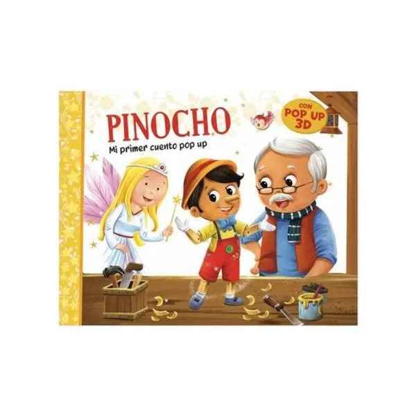 Libro mi primer cuento pop-up: pinocho 18.5x10.5 cm