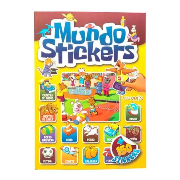 Mundo stickers - tapa amarilla