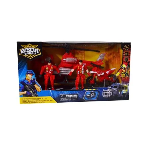 Set de rescate 4 piezas en caja 34x18x11 cm