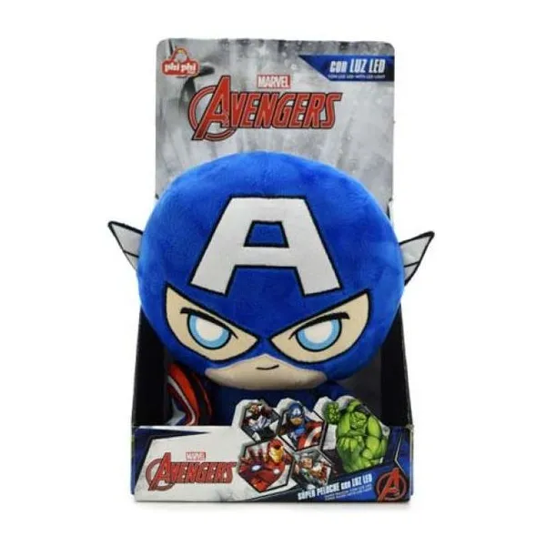 Capitan América 25 cm con luz y caja - Marvel