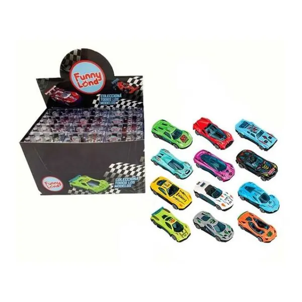 Autos 8 cm free wheels metal en cajita plástica exhibidor