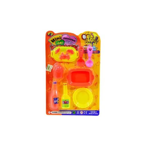 Set de cocina x6 piezas en blister 16x24 cm