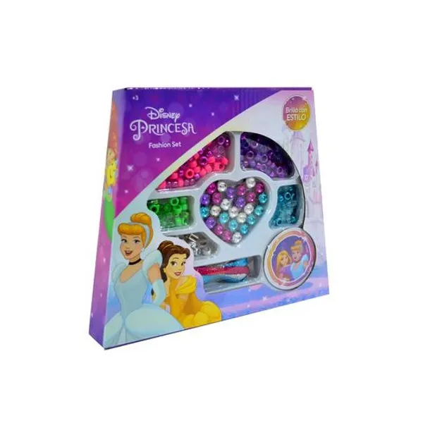 Set para armar bijou princesas en caja 23.5x21 cm