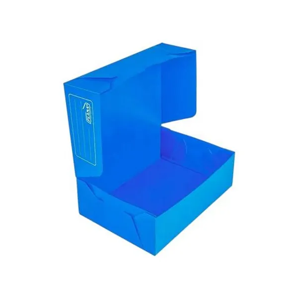Caja de archivo oficio corrugado plástico 36x25x12 cm plana