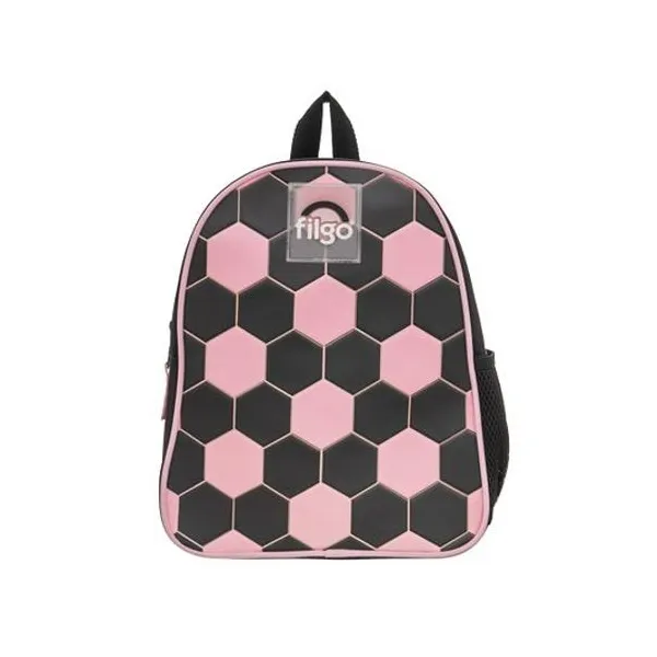 Mochila 12" espalda starpak mini fútbol rosa/negro Filgo