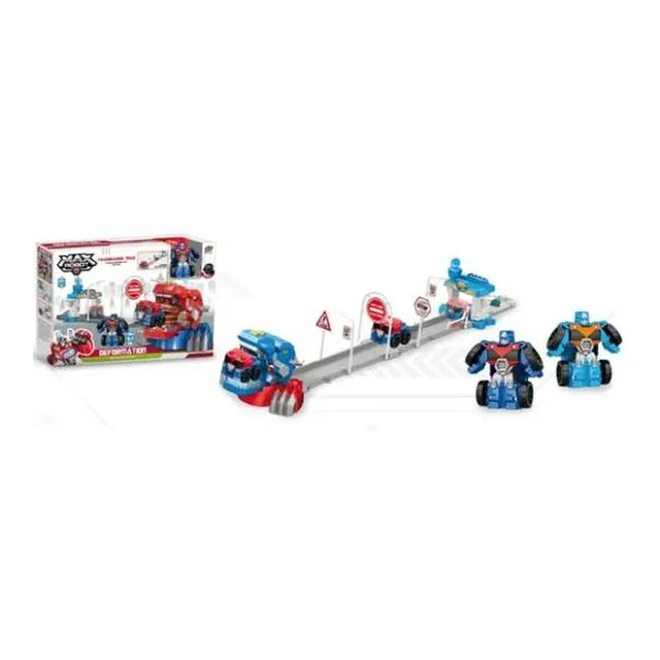 Transformable básico + pista t-rex