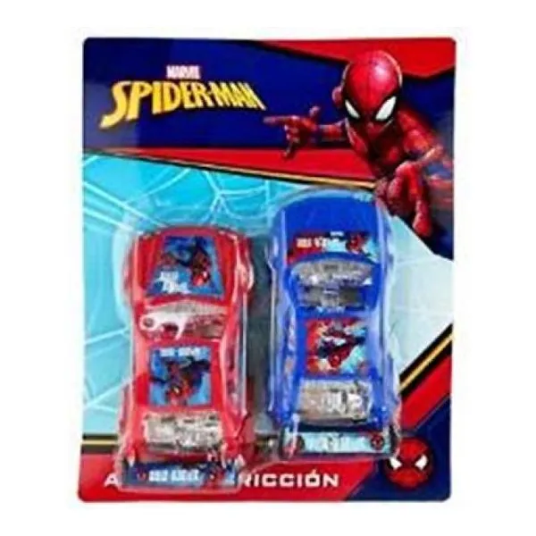 Auto a fricción x2 spider-man. auto: 17 x8 cm
