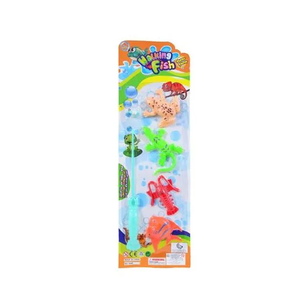 Set de pesca x5pzs en blister 15.5x49 cm
