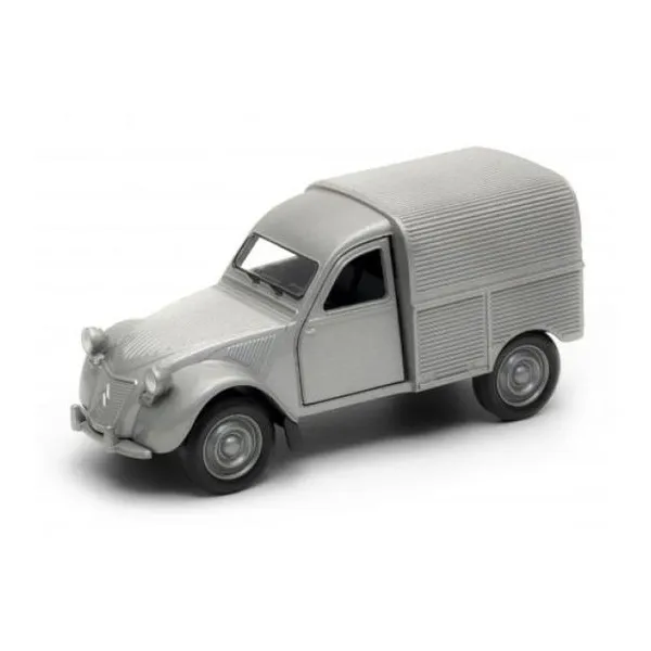 Welly 1:34 citroen 2cv furgoneta gris plata 43769cw