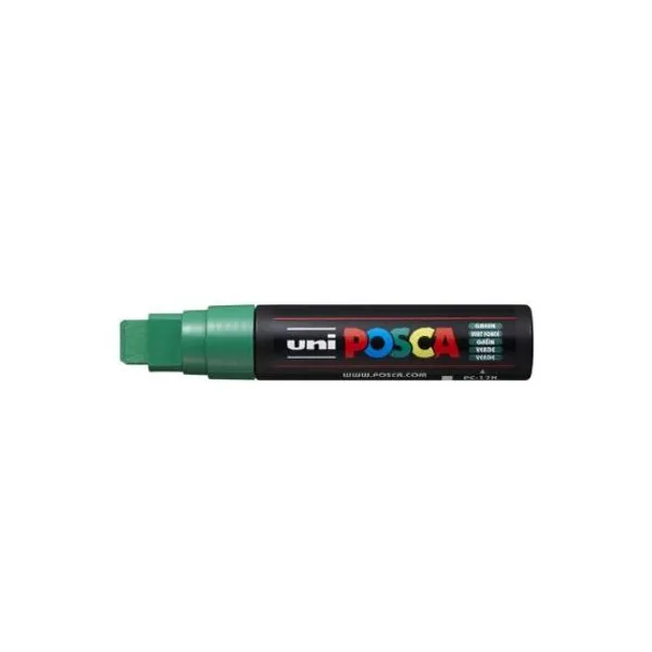 Marcador Uni posca al agua para cuadrada verde