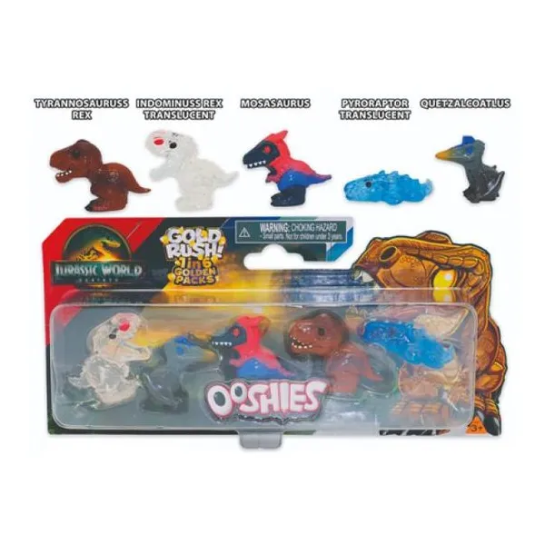 Ooshies jurassic world rebirth golden pack