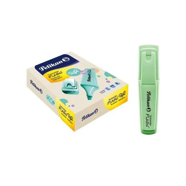 Resaltador flash pastel caja x10 Pelikan