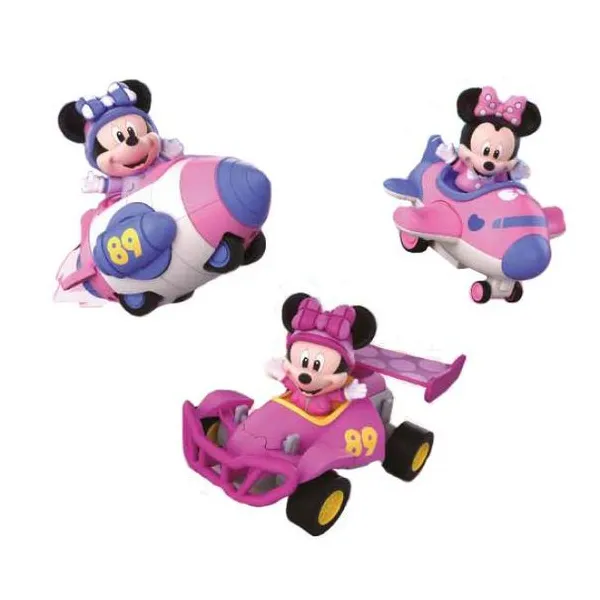 Disney on wheels - playset grande armable 30 cm - minnie mouse 3