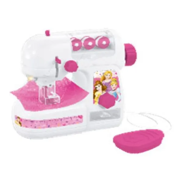 Maquina coser Disney princesas a pila con luces
