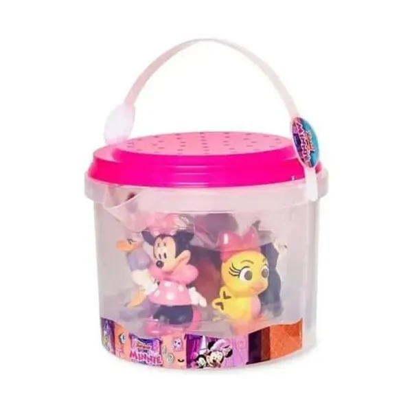 Disney - juguete 17 cm balde de baño - minnie mouse