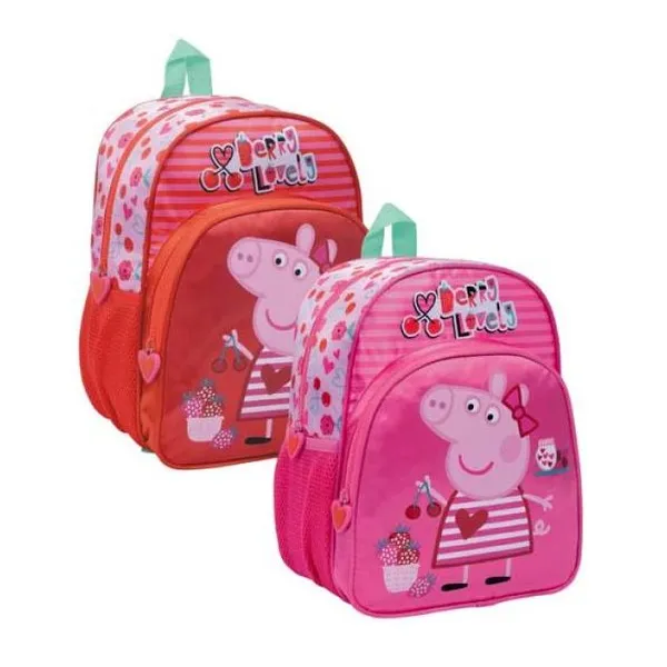 Peppa Pig mochila 12" espalda -cherry- surtido