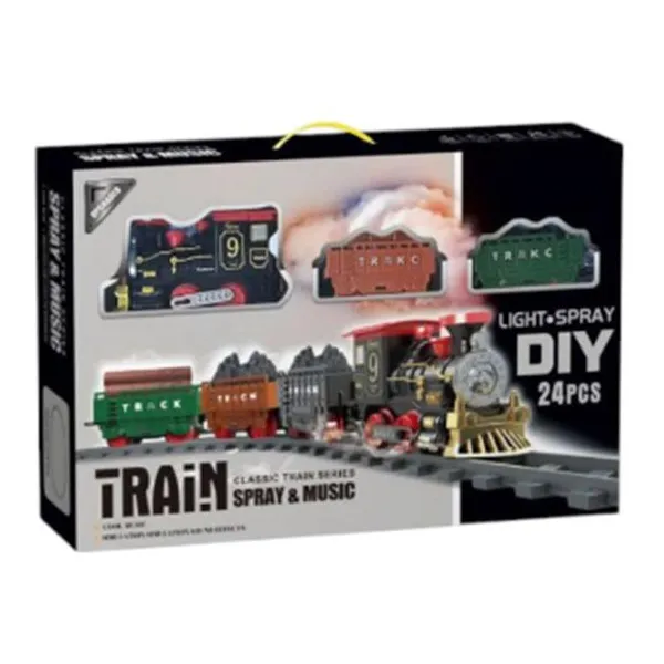 Super pista de tren con sonido 41 28 cm