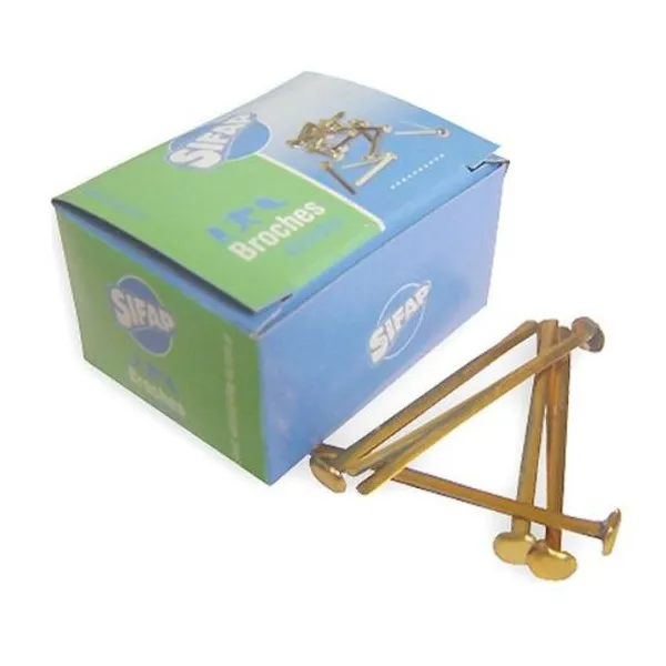 Broche n.° 3 dorado caja x100 unidades Sifap