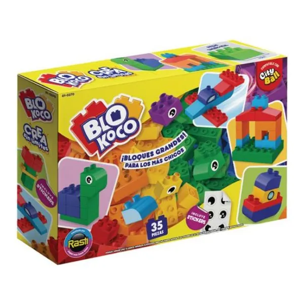 Blokoco crea 35 piezas con stickers
