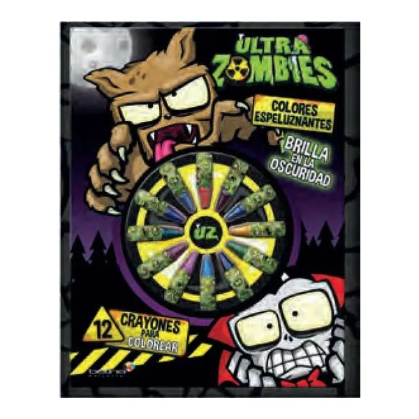 Ultra zombies rueda de colores espeluznantes
