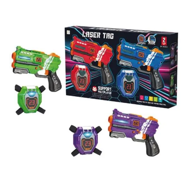 Pistola laser con luz y sonido surtidos