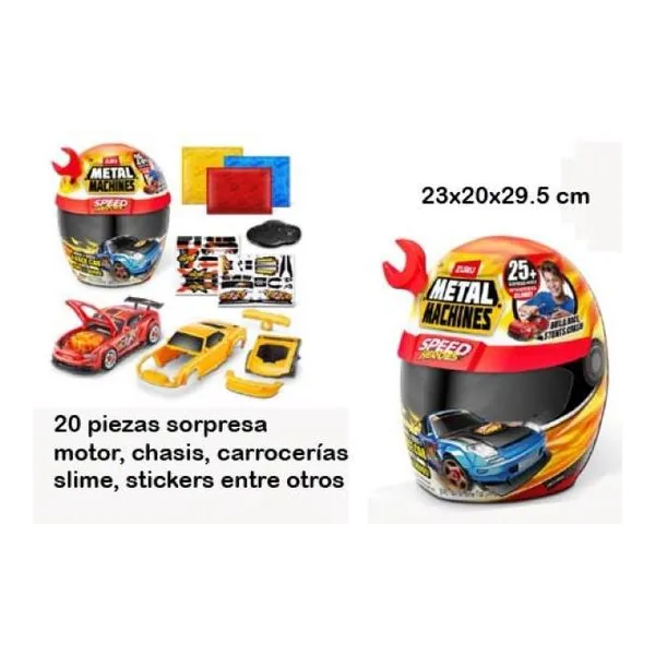 Metal machines speed hero casco rojo