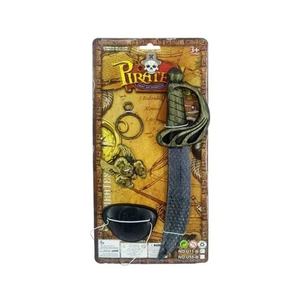 Set de pirata 4 piezas en blister 34x16x3 cm