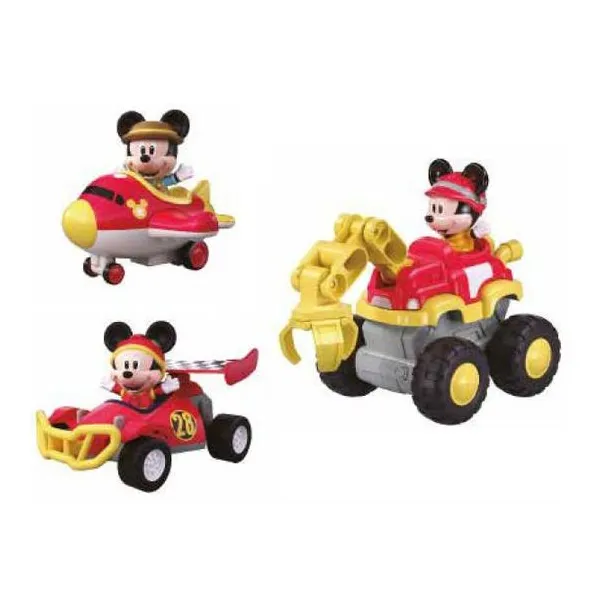 Disney on wheels - playset grande armable 30 cm - mickey mouse 3