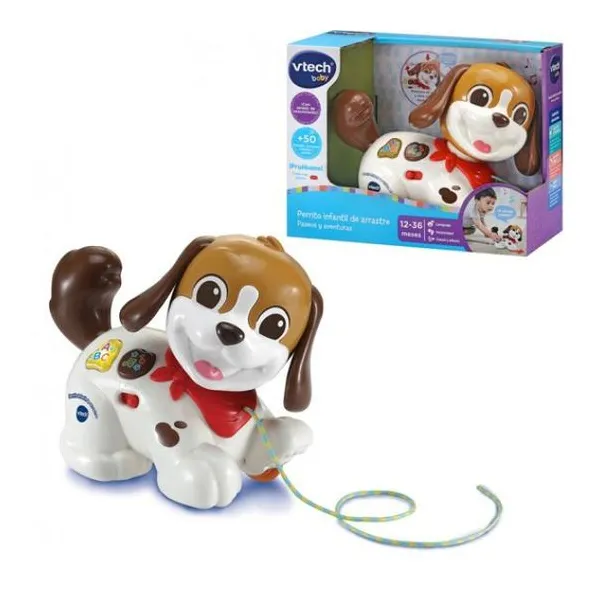 Perrito infantil de arrastre paseos y aventuras