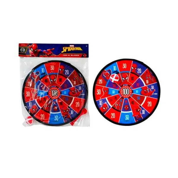 Set tiro al blanco Spiderman 28 cm en bolsa