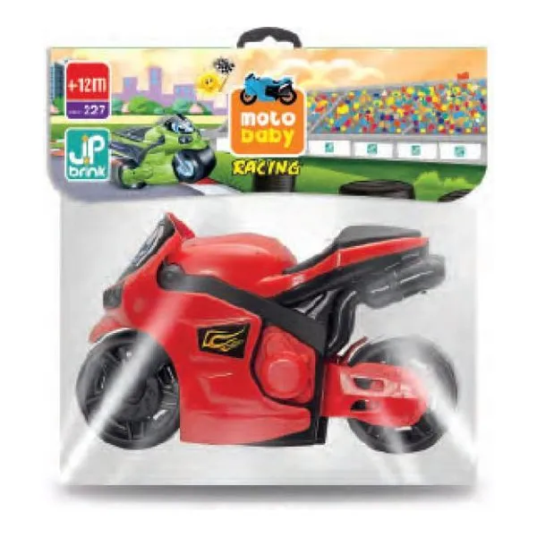 Moto bebé racing en bolsa