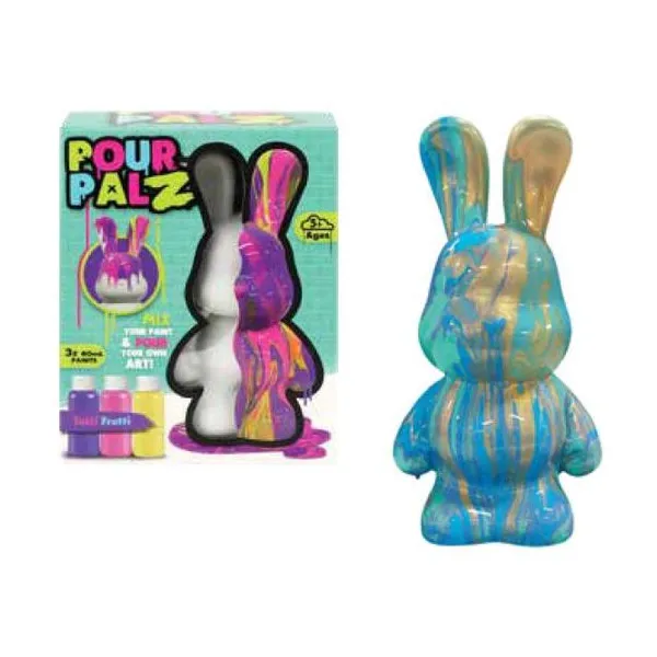 Pour palz - conejo 22 cm para pintar suritdo