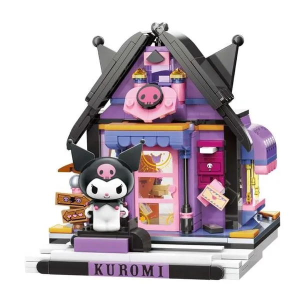 Hello kitty playset 24 cm sanrio street "cabina astrológica de luciérnagas brill