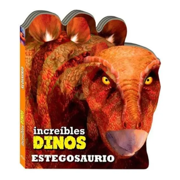 Increibles dinos estegosaurio (imprenta mayuscula)