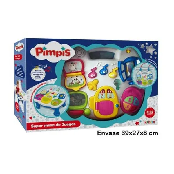 Super mesa de juegos. mesa con patas extraibles, luces, sonidos, melodias