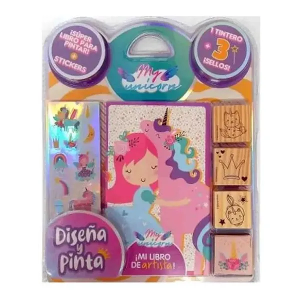 Unicornios diseña y pinta