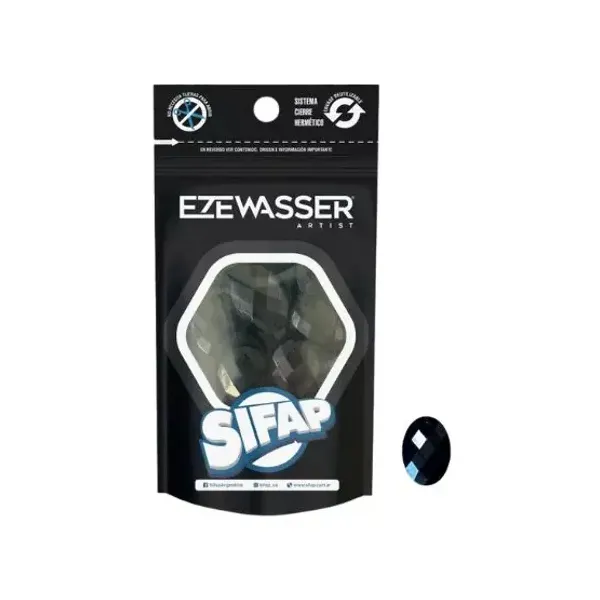 Tacha artistica Sifap by eze wasser gema oval x15 unid.