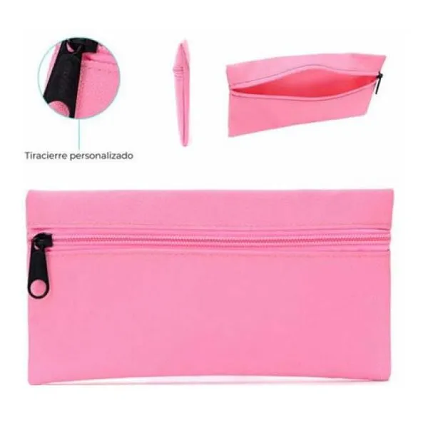 Cartuchera goodpak rosa 22x11.5 cm