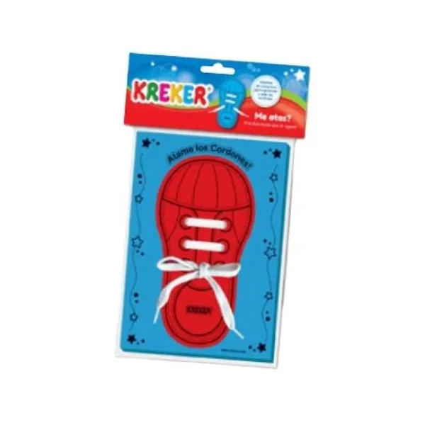 Juego goma eva Kreker ¿me atas los cordones?
