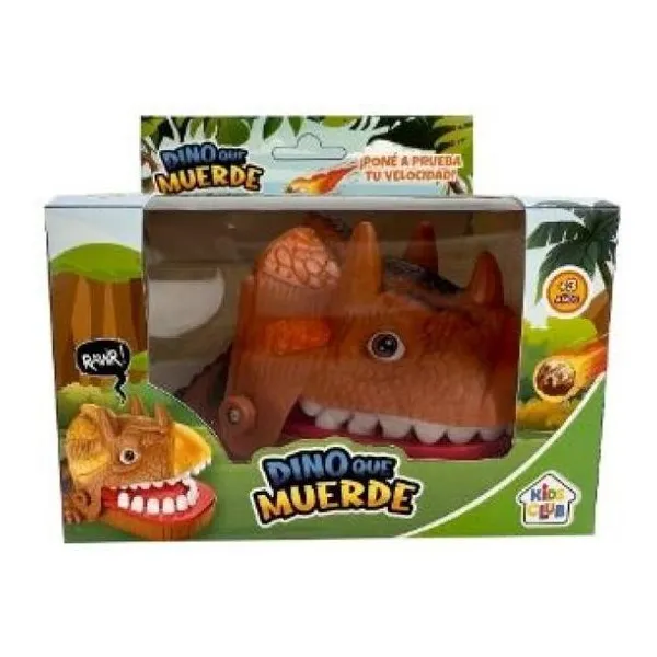 Juego dinosaurio muerde dientes