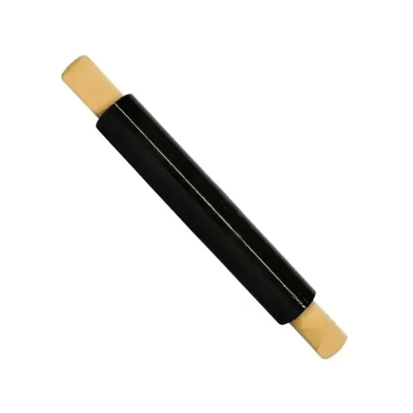 Bobina film stretch manual con mango negro 0,50 x2.5 kgs.