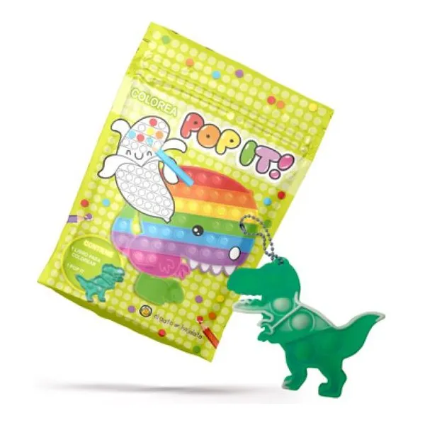 Dinosaurios, pop it sorpresa
